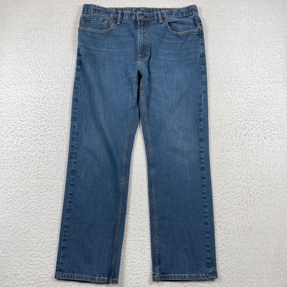 Levis 559 Relaxed Straight Jeans Mens 36x32 (Fit 36x29) Blue Medium Denim Pants